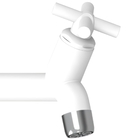 Torneira De Parede Reforçada Plástica 15cm Para Pia | Valepla